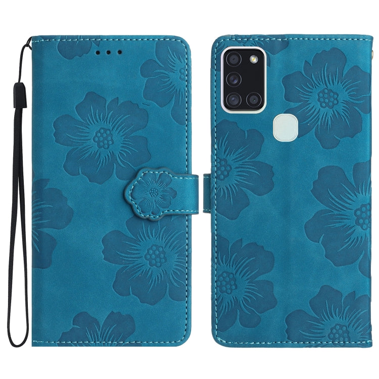 Flower Embossing Pattern Leather Phone Case