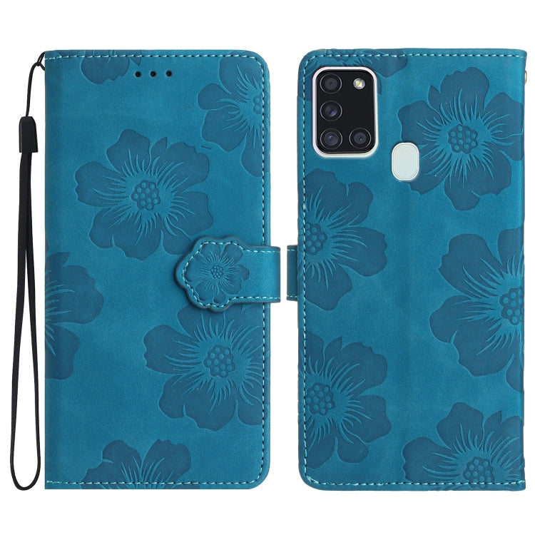 Flower Embossing Pattern Leather Phone Case
