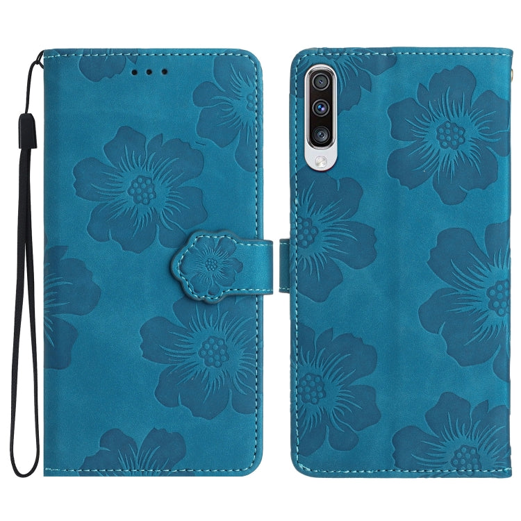 Flower Embossing Pattern Leather Phone Case