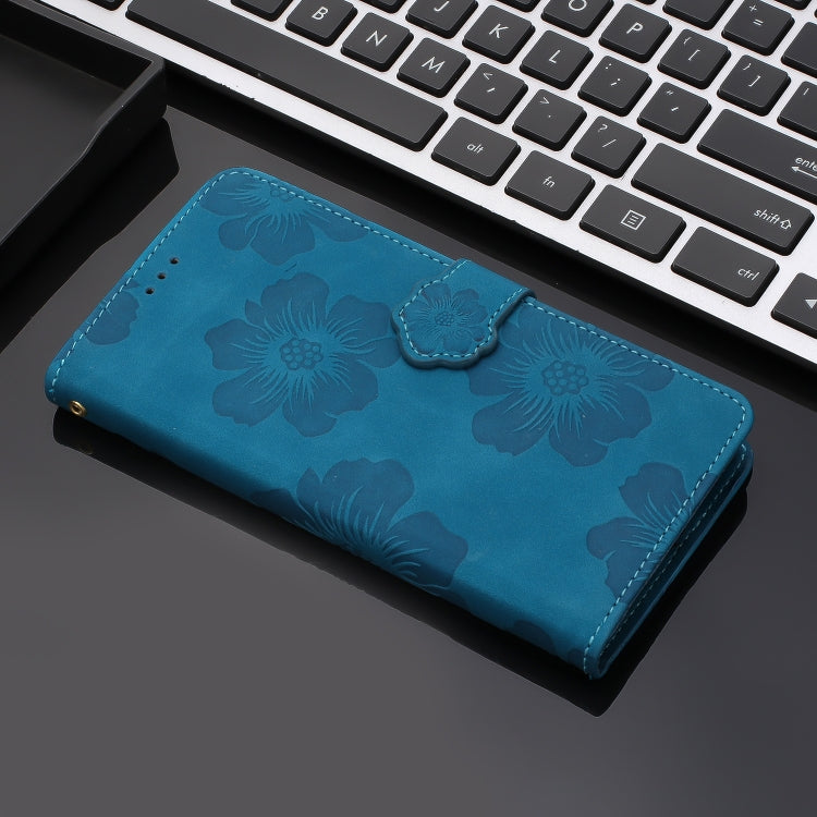 Flower Embossing Pattern Leather Phone Case