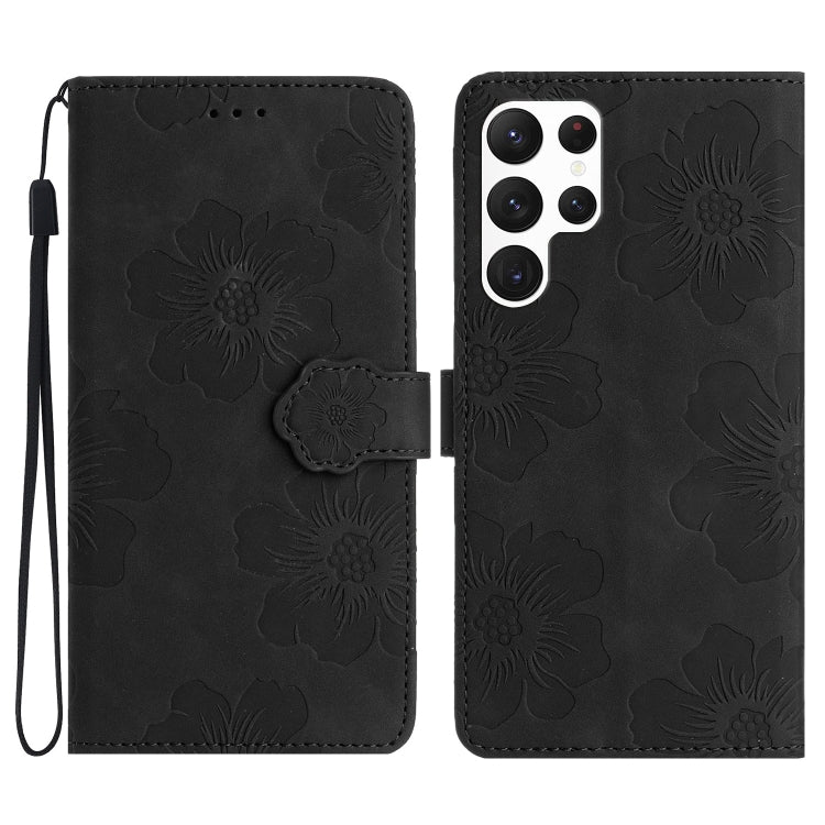 Flower Embossing Pattern Leather Phone Case, For Samsung Galaxy S24 Ultra 5G, For Samsung Galaxy S24+ 5G, For Samsung Galaxy A02s EU, For Samsung Galaxy A05