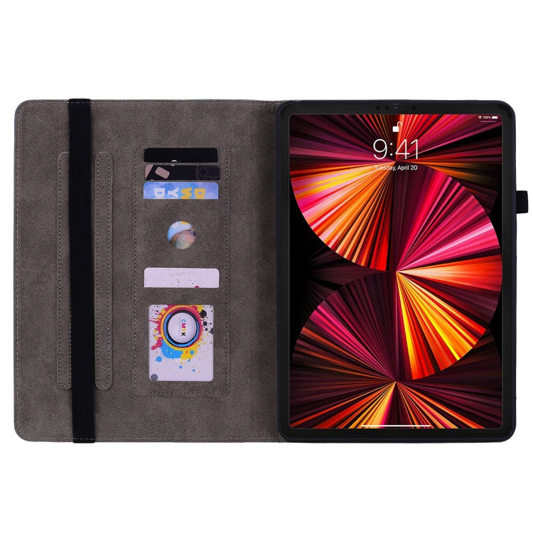 Butterfly Rose Embossed Leather Smart Tablet Case, For iPad Pro 11 2021 / Air 4 2020, For iPad mini 5 / 4 / 3 / 2 / 1, For iPad 9.7 2018 / 2017 / Air / Air 2