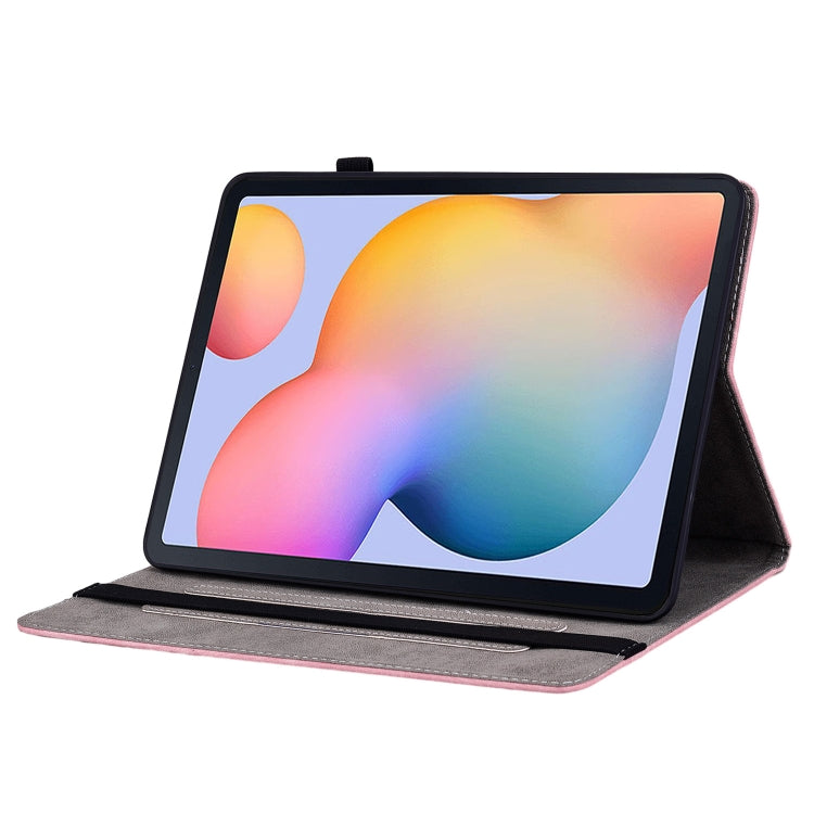 Butterfly Rose Embossed Leather Tablet Case