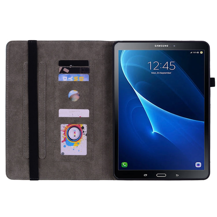 Butterfly Rose Embossed Leather Tablet Case