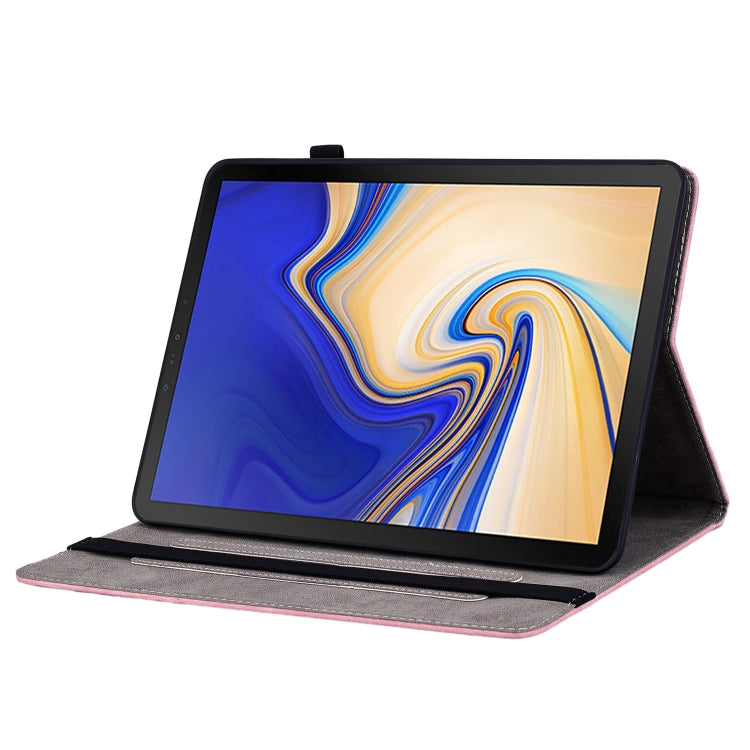 Butterfly Rose Embossed Leather Tablet Case, For Samsung Galaxy Tab S4 10.5 SM-T830, For Samsung Galaxy Tab A 10.1 2016/T580/T585, For Samsung Galaxy Tab S2 9.7 T810 T815, For Samsung Galaxy Tab A 9.7 T550 T555