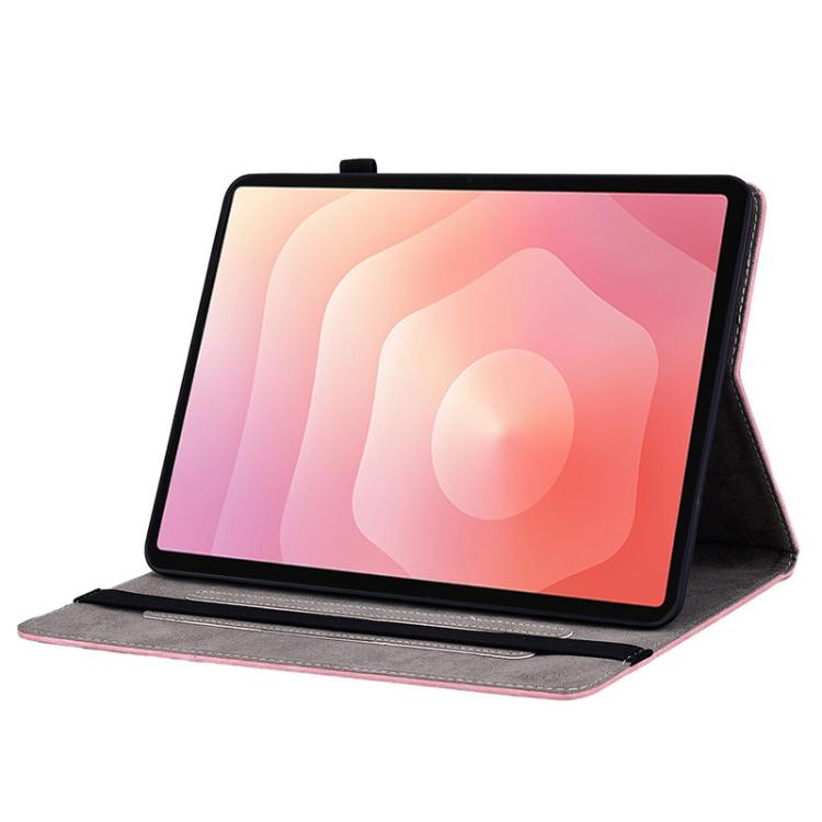 Butterfly Rose Embossed Leather Tablet Case