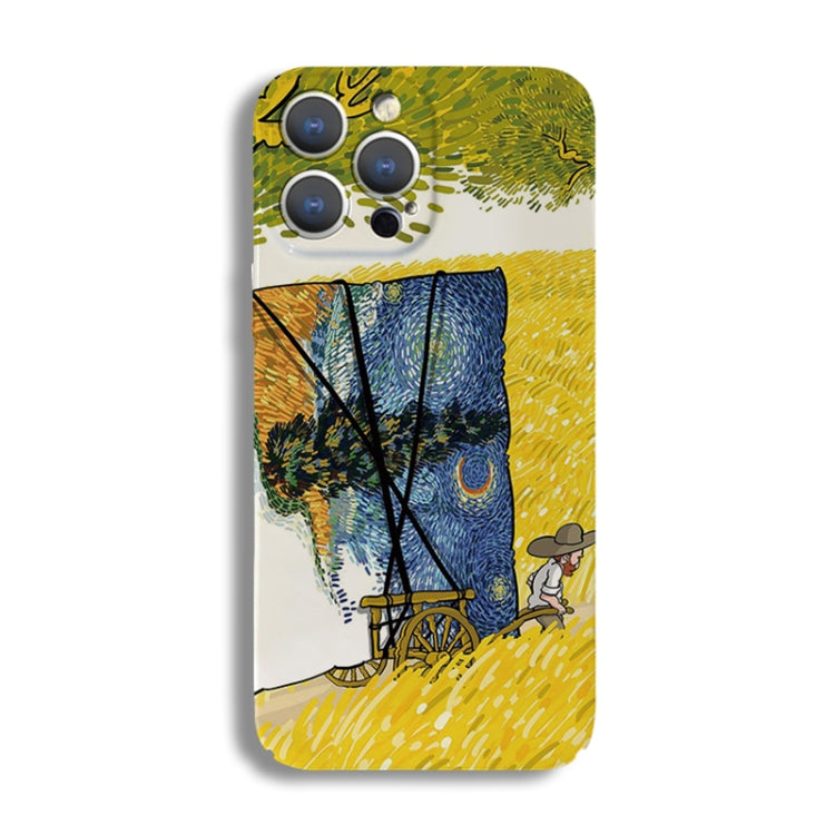 Precise Hole Oil Painting Pattern PC Phone Case, Series 2