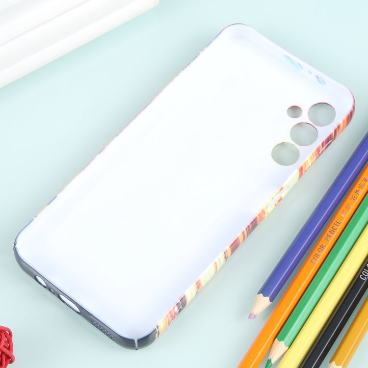 Precise Hole Oil Painting Pattern PC Phone Case