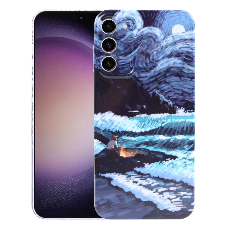 Precise Hole Oil Painting Pattern PC Phone Case