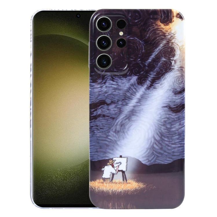 Precise Hole Oil Painting Pattern PC Phone Case