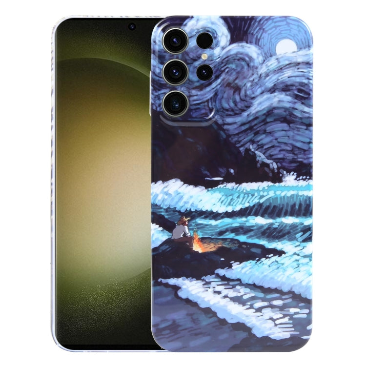 Precise Hole Oil Painting Pattern PC Phone Case