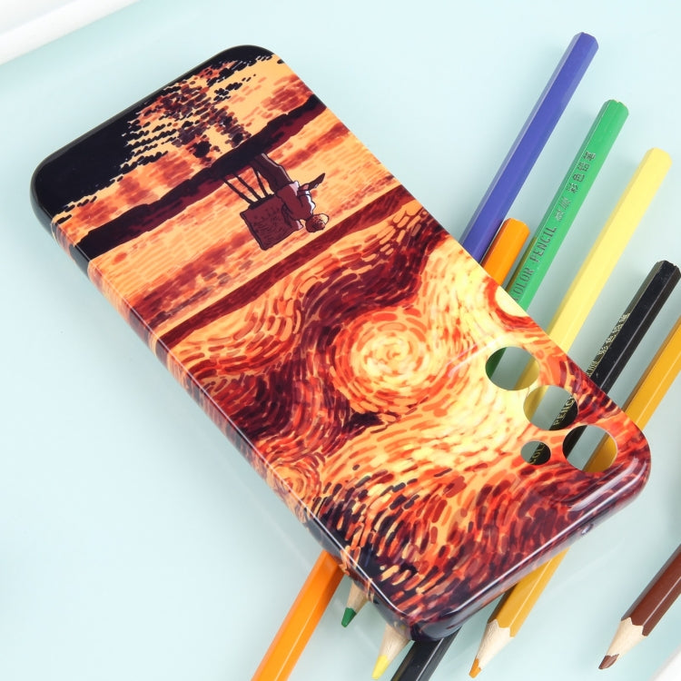 Precise Hole Oil Painting Pattern PC Phone Case