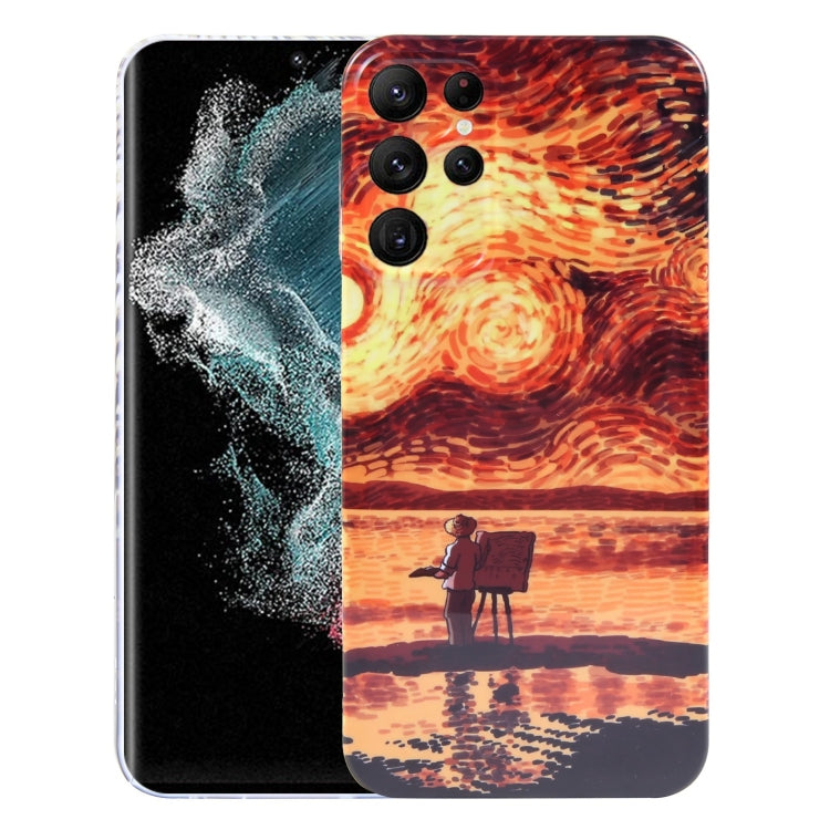 Precise Hole Oil Painting Pattern PC Phone Case
