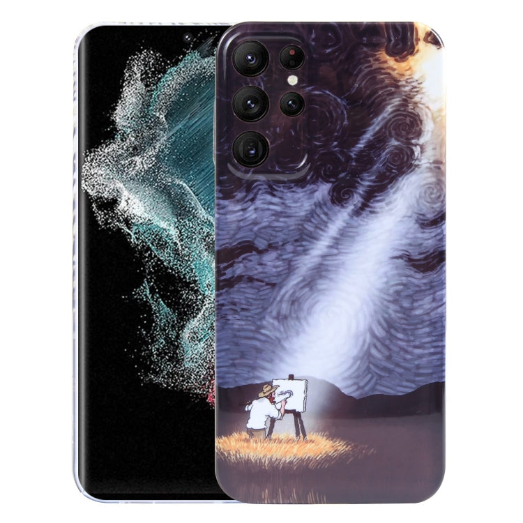 Precise Hole Oil Painting Pattern PC Phone Case