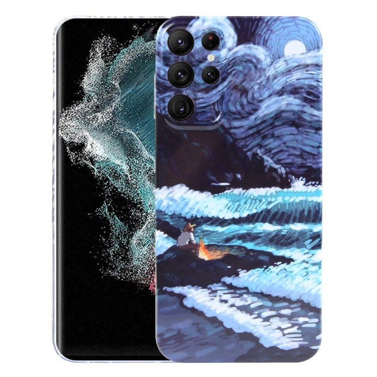 Precise Hole Oil Painting Pattern PC Phone Case