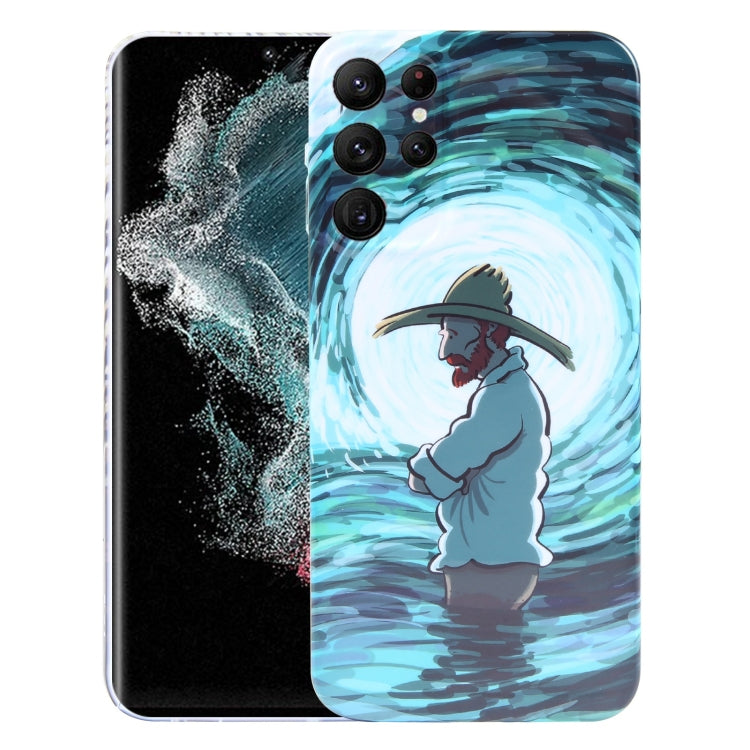 Precise Hole Oil Painting Pattern PC Phone Case