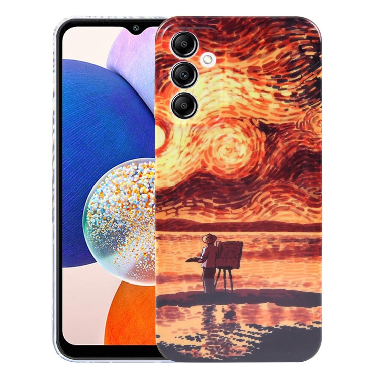 Precise Hole Oil Painting Pattern PC Phone Case