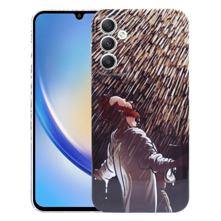 Precise Hole Oil Painting Pattern PC Phone Case