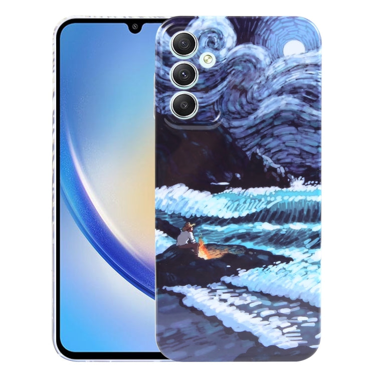 Precise Hole Oil Painting Pattern PC Phone Case