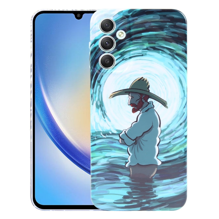 Precise Hole Oil Painting Pattern PC Phone Case
