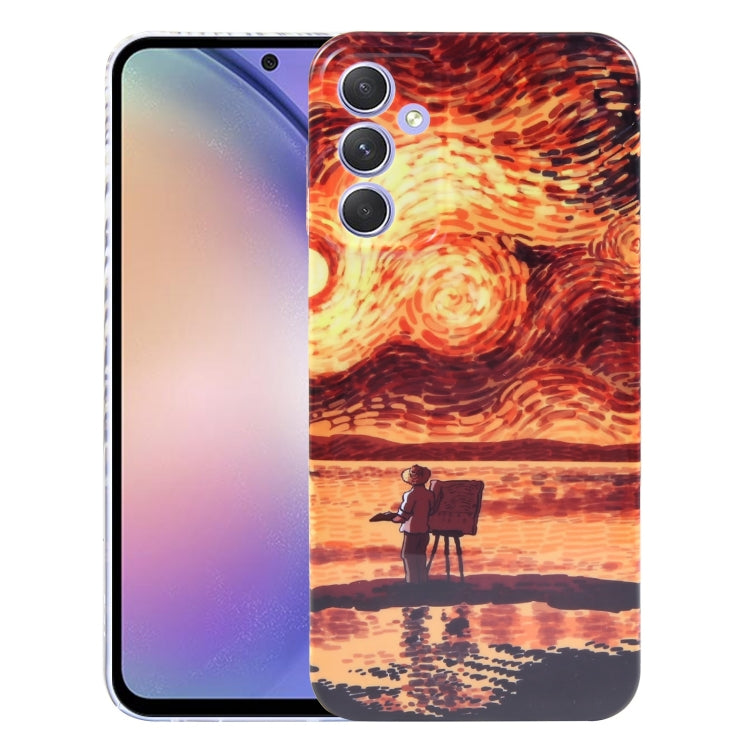 Precise Hole Oil Painting Pattern PC Phone Case