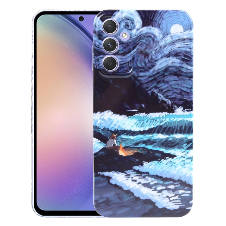 Precise Hole Oil Painting Pattern PC Phone Case