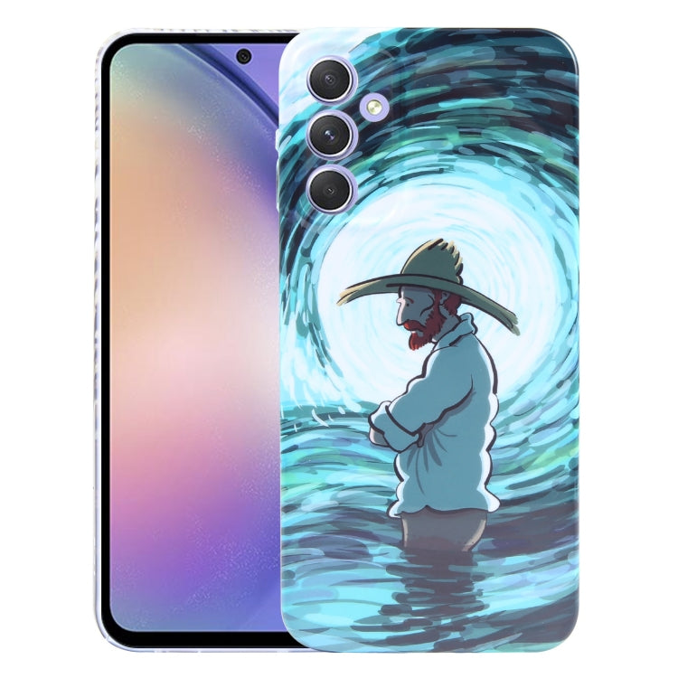 Precise Hole Oil Painting Pattern PC Phone Case