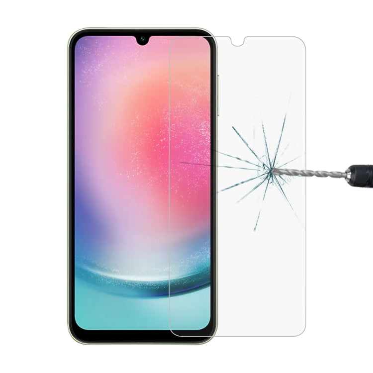 Film en verre trempé 0,26 mm 9H 2,5D pour Samsung Galaxy M06 5G, Samsung Galaxy F06 5G, Samsung Galaxy A06 5G, Samsung Galaxy A35 / M35 / A36, Samsung Galaxy A05s / M14 4G, Samsung Galaxy F14 4G, Samsung Galaxy S24 FE 5G