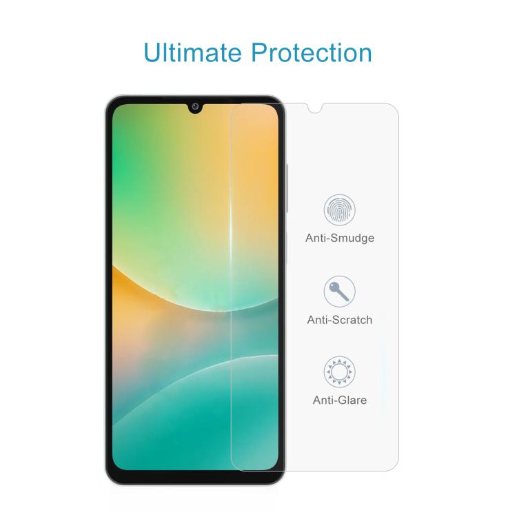 Film en verre trempé 0,26 mm 9H 2,5D pour Samsung Galaxy M06 5G, Samsung Galaxy F06 5G, Samsung Galaxy A06 5G, Samsung Galaxy A35 / M35 / A36, Samsung Galaxy A05s / M14 4G, Samsung Galaxy F14 4G, Samsung Galaxy S24 FE 5G