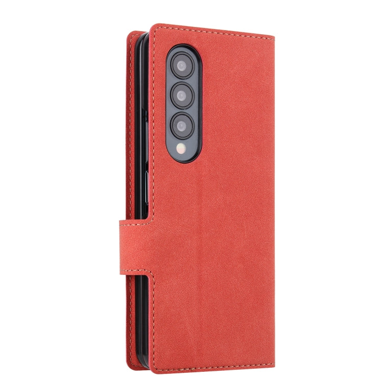 Étui à rabat en cuir Vili PR Series pour Samsung Galaxy Z Fold4
