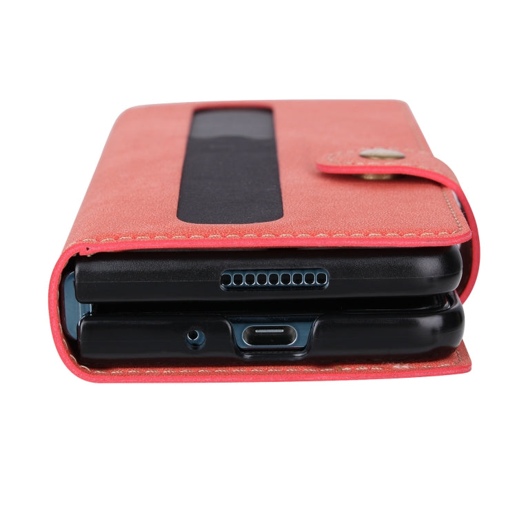 Étui à rabat en cuir Vili PR Series pour Samsung Galaxy Z Fold4