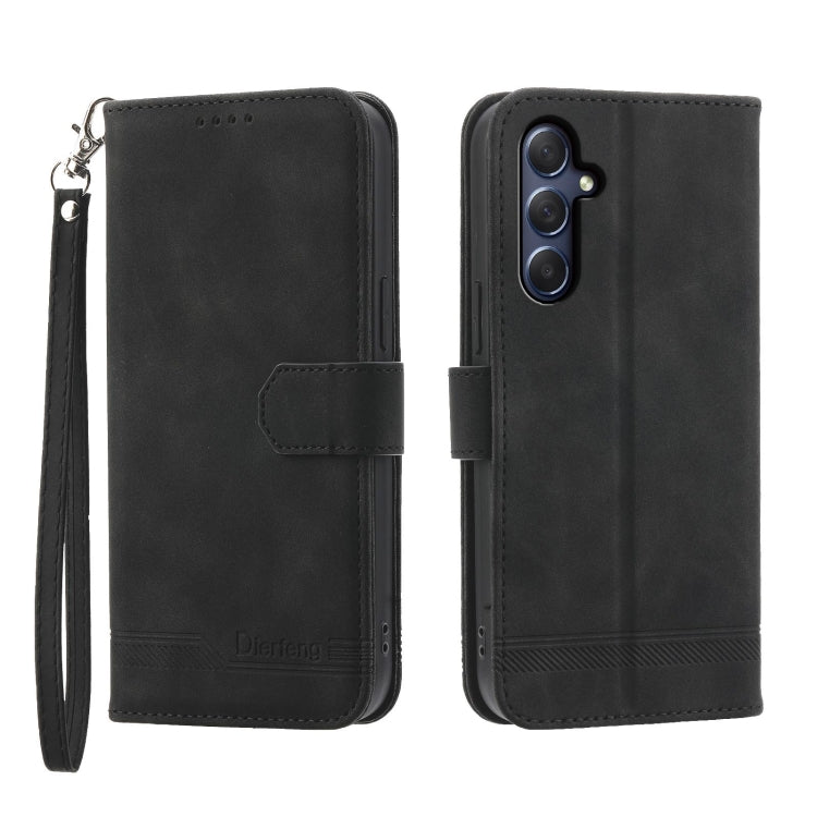 Dierfeng Dream Line TPU + PU Leather Phone Case
