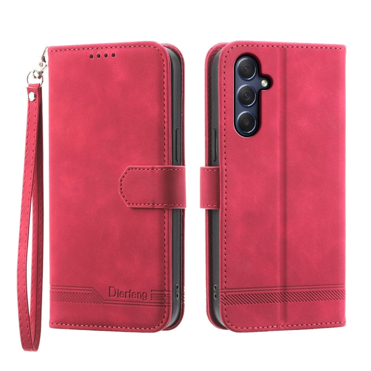Dierfeng Dream Line TPU + PU Leather Phone Case