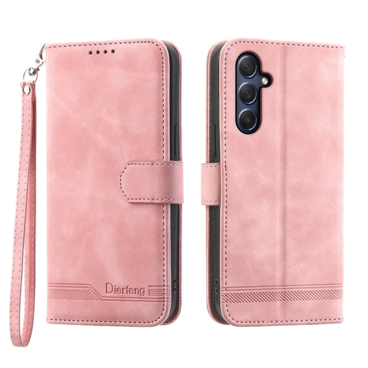 Dierfeng Dream Line TPU + PU Leather Phone Case