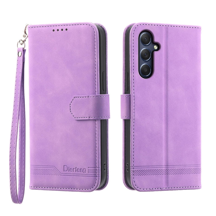 Dierfeng Dream Line TPU + PU Leather Phone Case