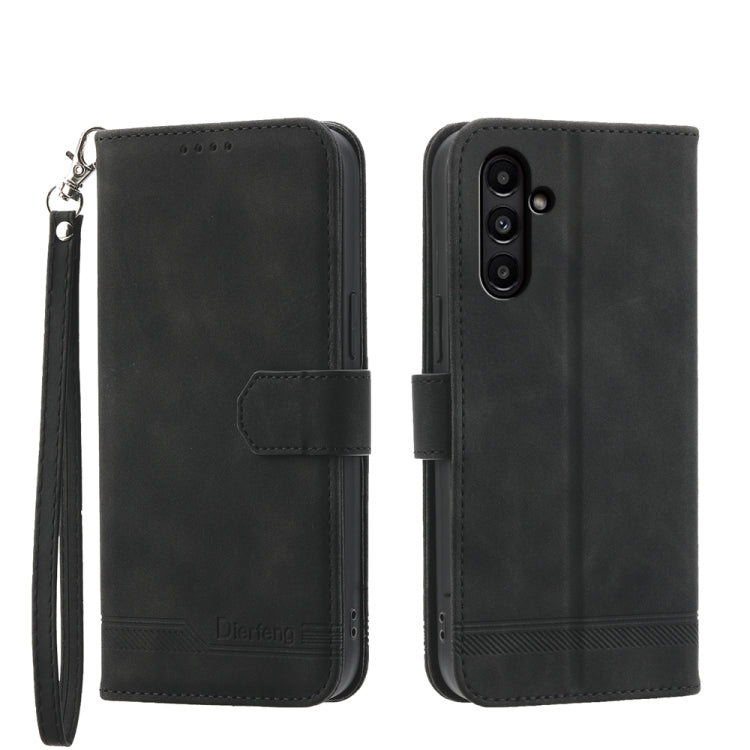 Dierfeng Dream Line TPU + PU Leather Phone Case