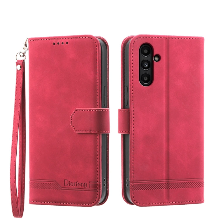 Dierfeng Dream Line TPU + PU Leather Phone Case
