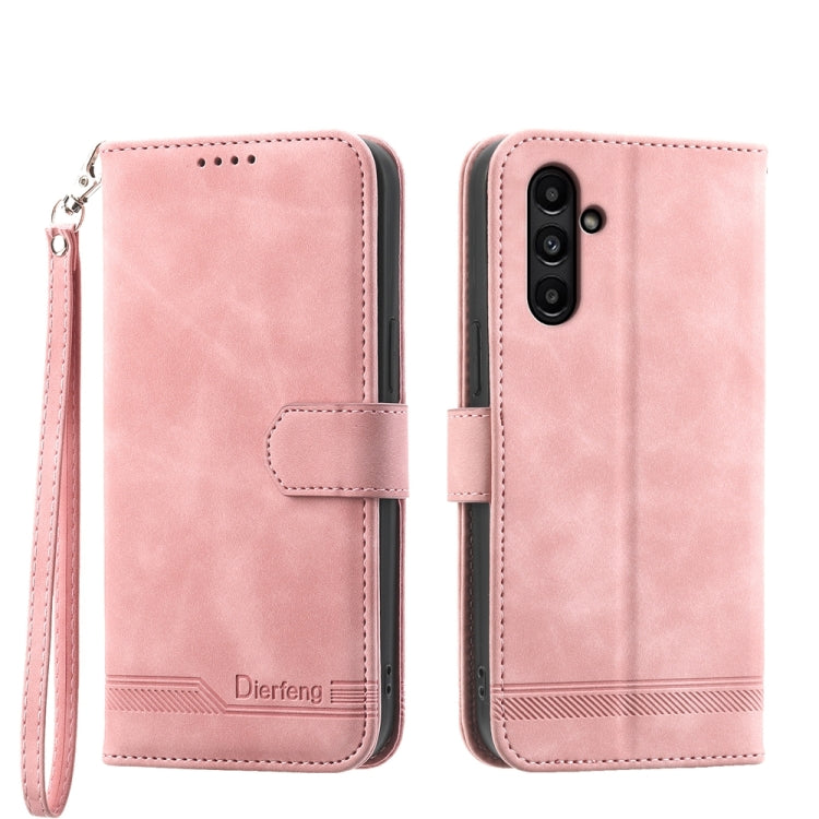 Dierfeng Dream Line TPU + PU Leather Phone Case