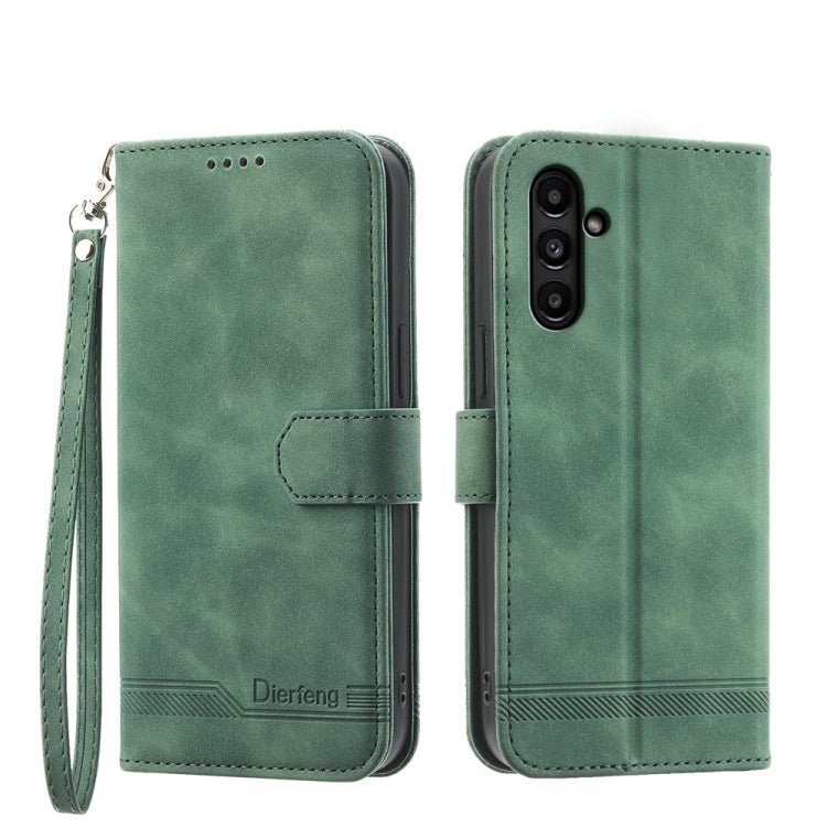 Dierfeng Dream Line TPU + PU Leather Phone Case