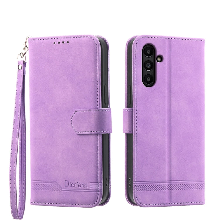 Dierfeng Dream Line TPU + PU Leather Phone Case