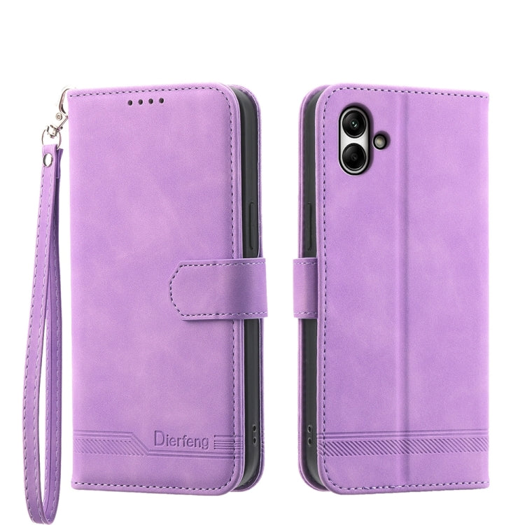 Dierfeng Dream Line TPU + PU Leather Phone Case