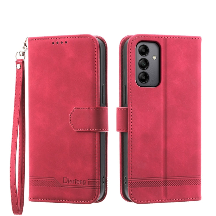 Dierfeng Dream Line TPU + PU Leather Phone Case