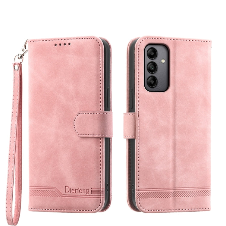 Dierfeng Dream Line TPU + PU Leather Phone Case