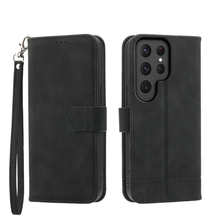 Dierfeng Dream Line TPU + PU Leather Phone Case