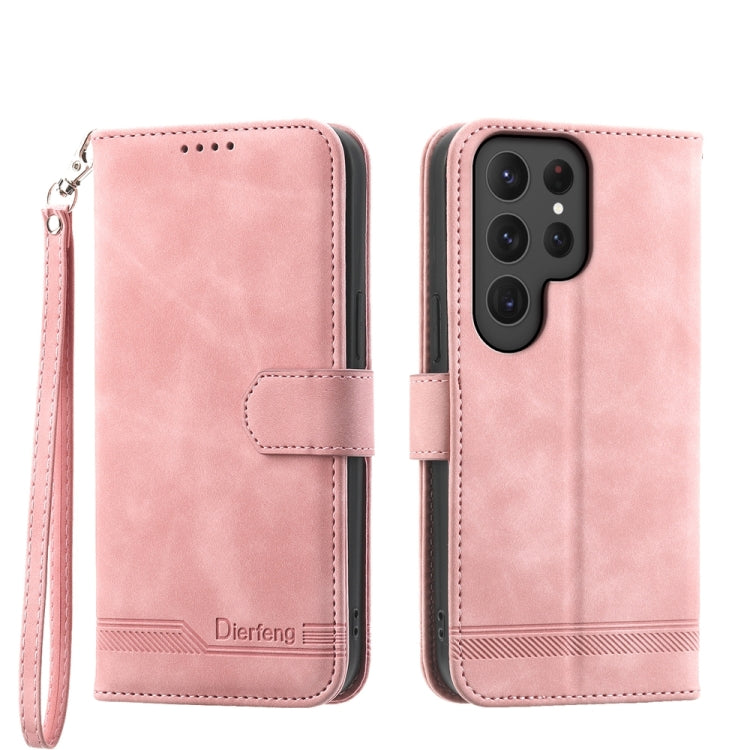 Dierfeng Dream Line TPU + PU Leather Phone Case
