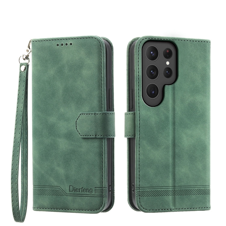 Dierfeng Dream Line TPU + PU Leather Phone Case