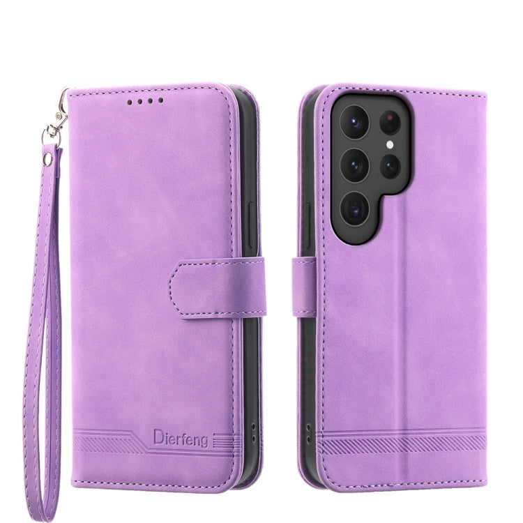 Dierfeng Dream Line TPU + PU Leather Phone Case