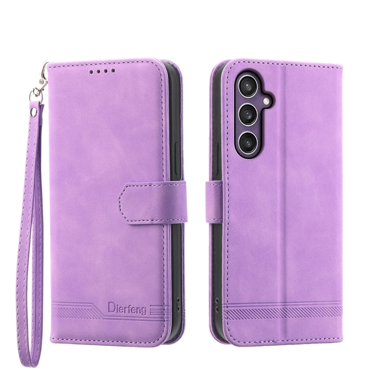 Dierfeng Dream Line TPU + PU Leather Phone Case