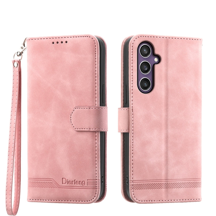 Dierfeng Dream Line TPU + PU Leather Phone Case