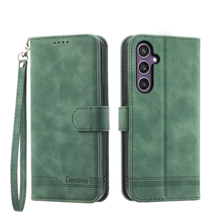Dierfeng Dream Line TPU + PU Leather Phone Case